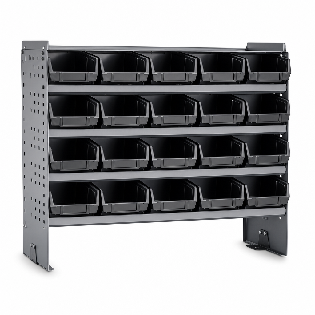 Plastic Storage Bin Set for 1000mm Van Racking