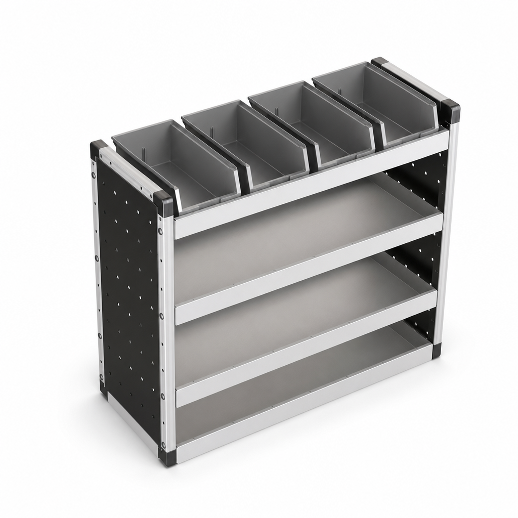 Plastic Storage Bin Set for 1000mm Van Racking