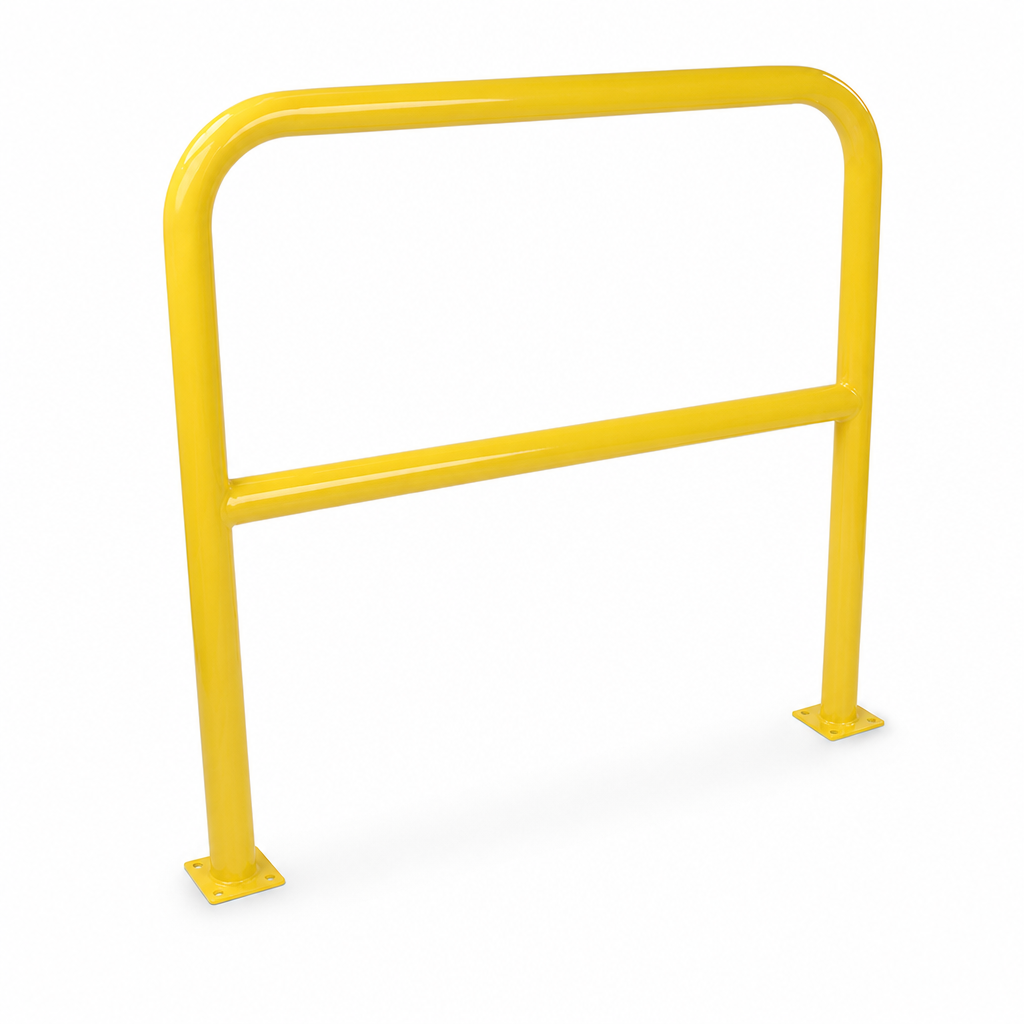 Plate-Mounted Steel Safety Barrier, 59 mm Diameter