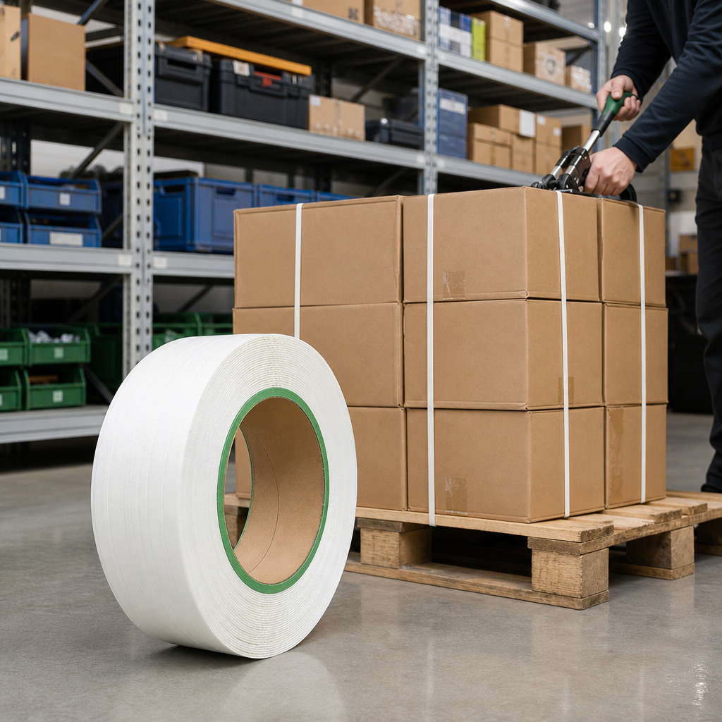Polyester Pallet Strapping Roll for Securing Loads