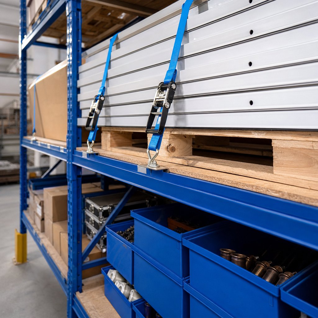 Polyester Webbing Ratchet Load Securing Straps