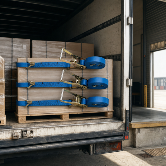 Polyester Webbing Ratchet Load Securing Straps