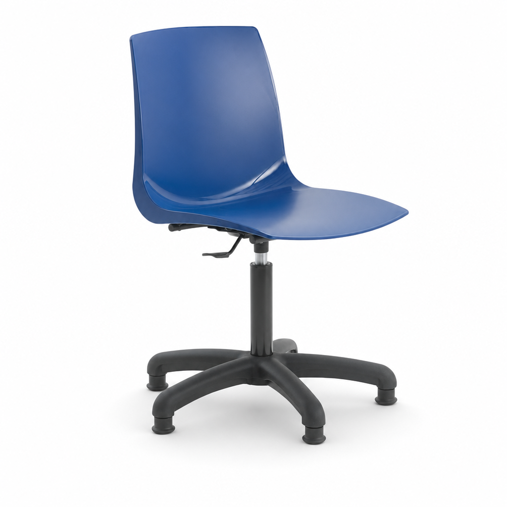 Polypropylene Swivel Draughtsman Chair with Height Adjustment