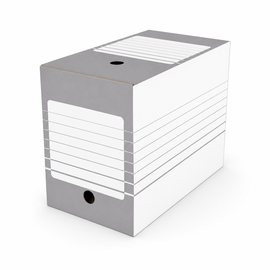 Pop-Up Archive Storage Boxes with Hinged Lids