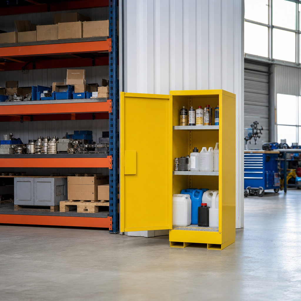 Portable COSHH Chemical Storage Container