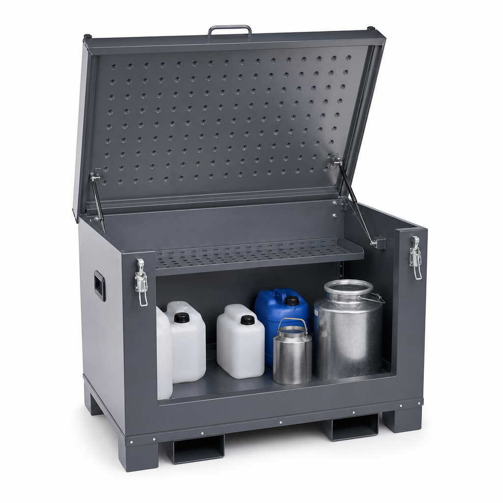 Portable COSHH Chemical Storage Container