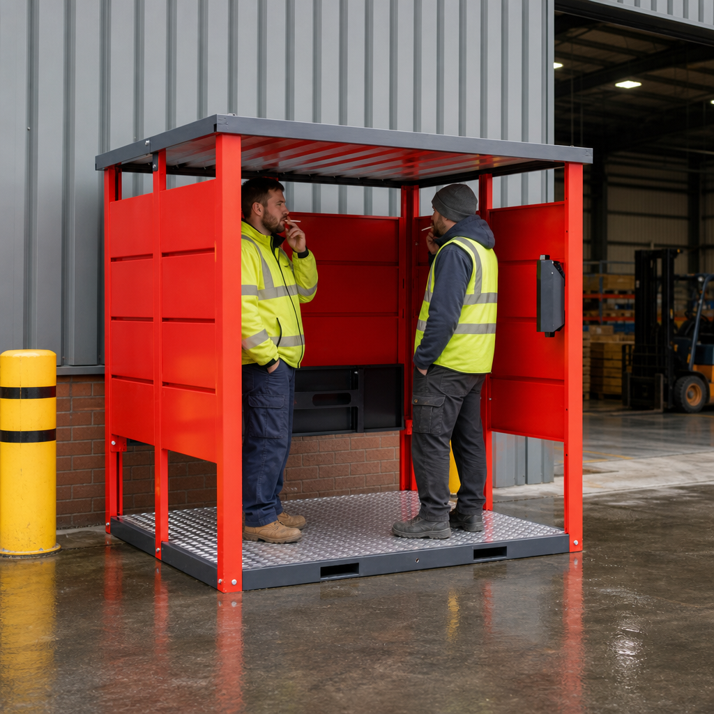 Portable Outdoor Steel Smoking Shelter