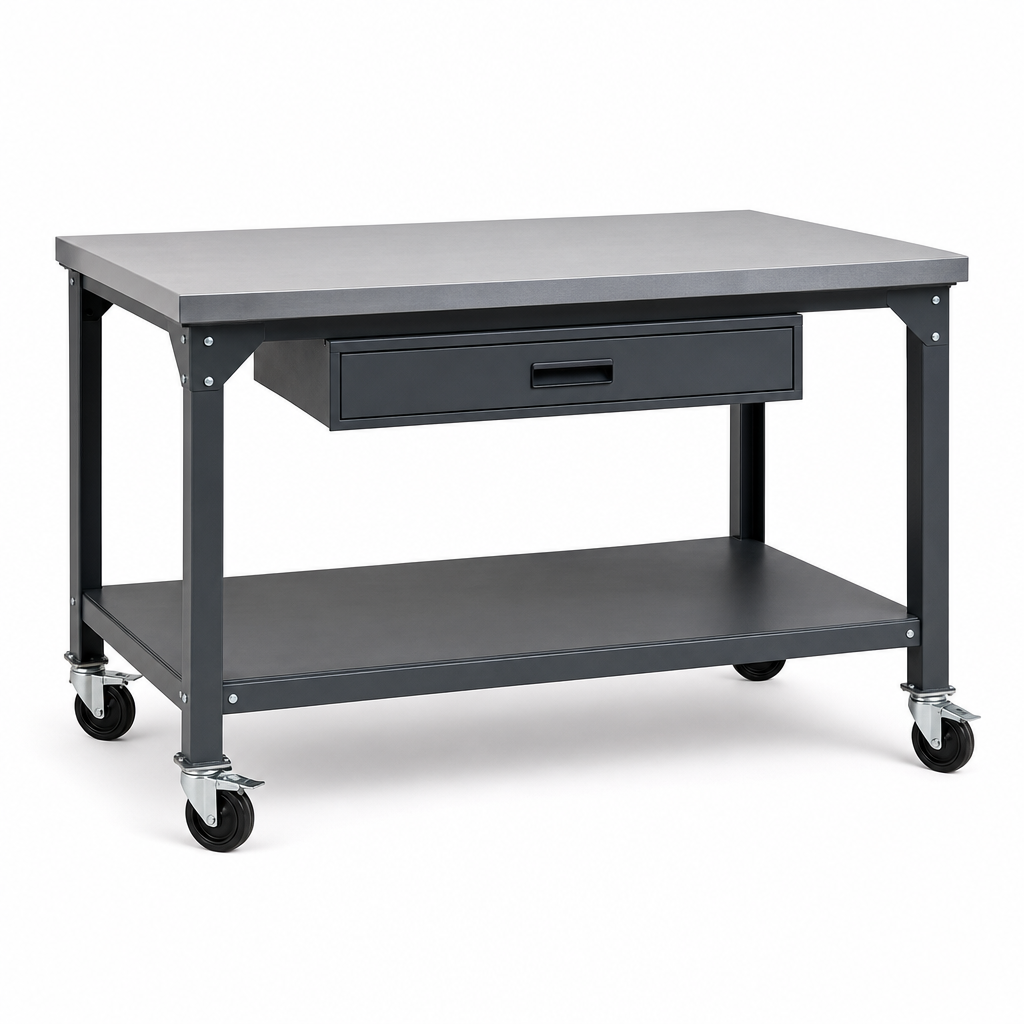 Portable Steel Workbench 800h x 1200w x 600d