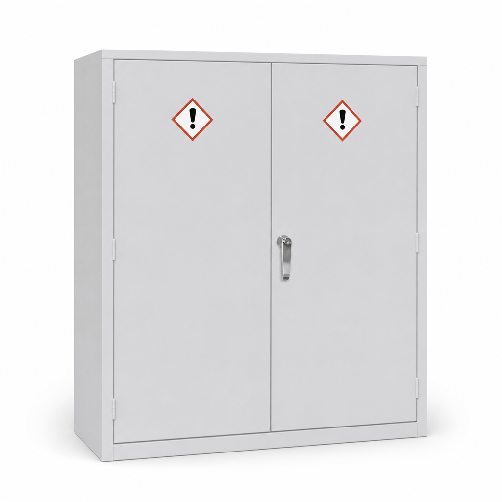 Premium COSHH 2-Shelf Hazardous Storage Cabinet 1220 x 915mm
