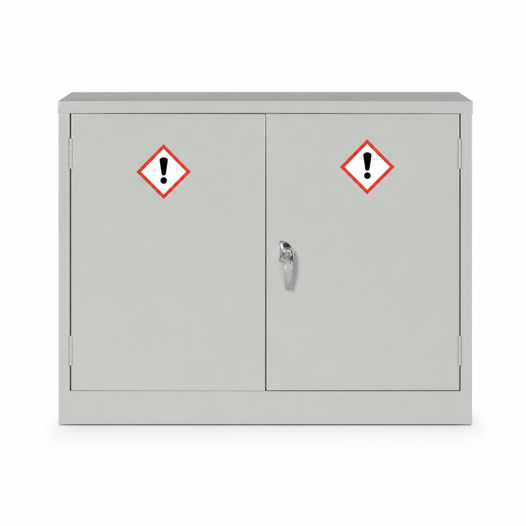 Premium COSHH Hazardous Chemical Storage Cabinet 710 x 915mm