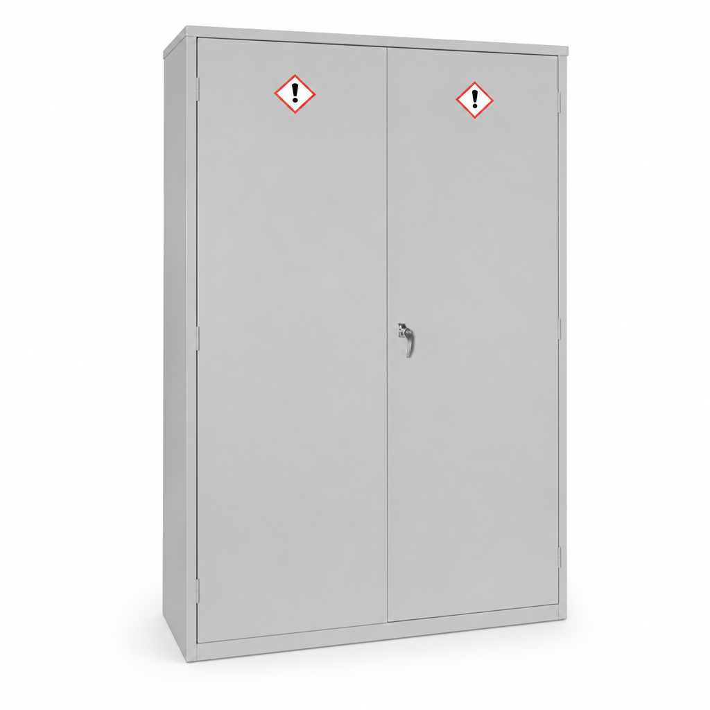 Premium COSHH Hazardous Chemical Storage Cabinet with 3 Shelves