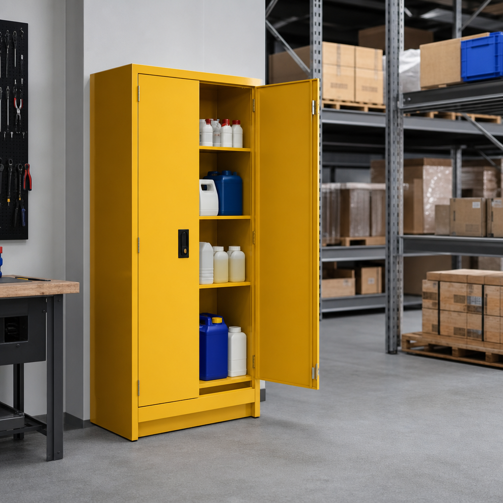 Premium COSHH Hazardous Material Storage Cabinet 1830 x 610mm