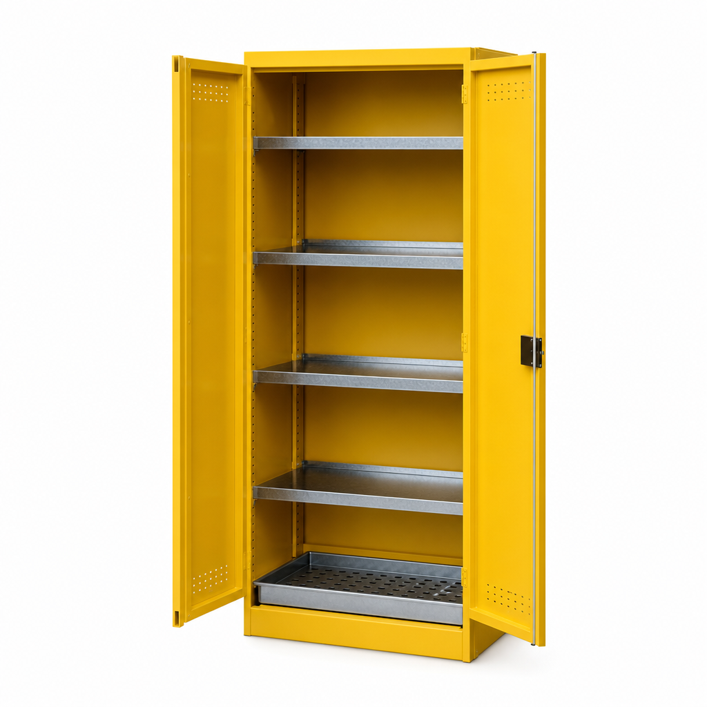 Premium COSHH Hazardous Material Storage Cabinet 1830 x 610mm