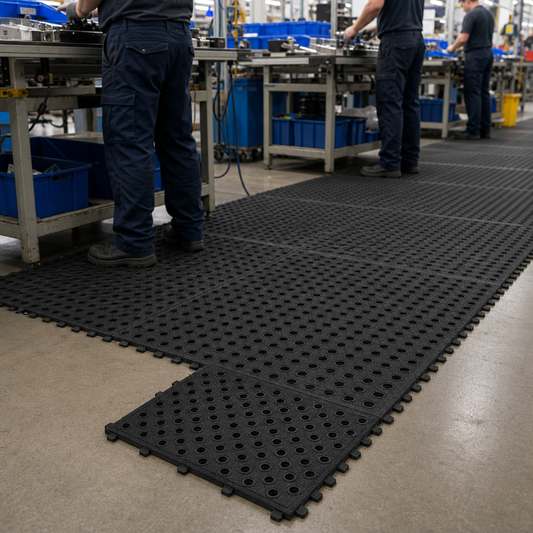 Premium Interlocking Anti-Fatigue Tile Matting System