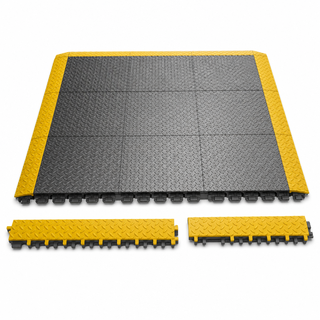Premium Interlocking Anti-Fatigue Tile Matting System