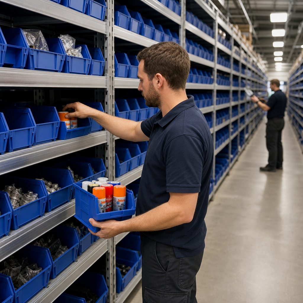 Premium Plastic Storage Bins 12.8L Large Parts Containers