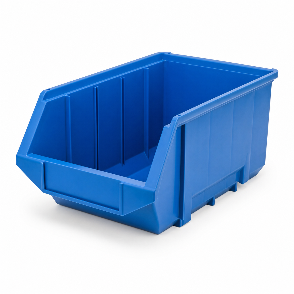 Premium Plastic Storage Bins 12.8L Large Parts Containers