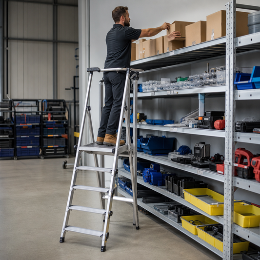 Professional Aluminium Step Ladder with Large Platform