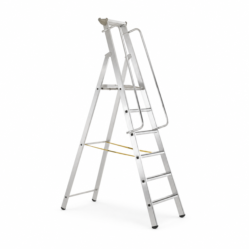 Professional Aluminium Step Ladder with Large Platform