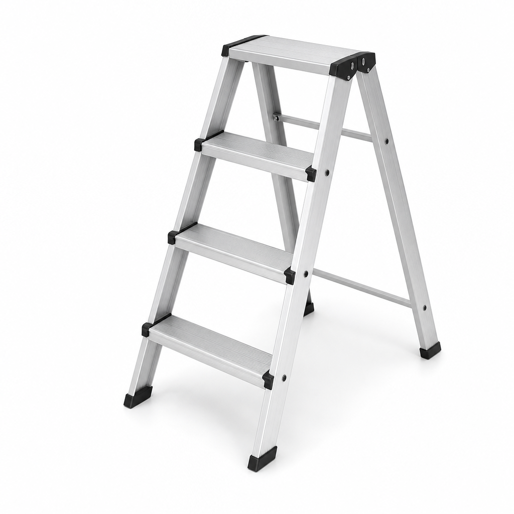 Professional Aluminium Stepladder with Wide Steps