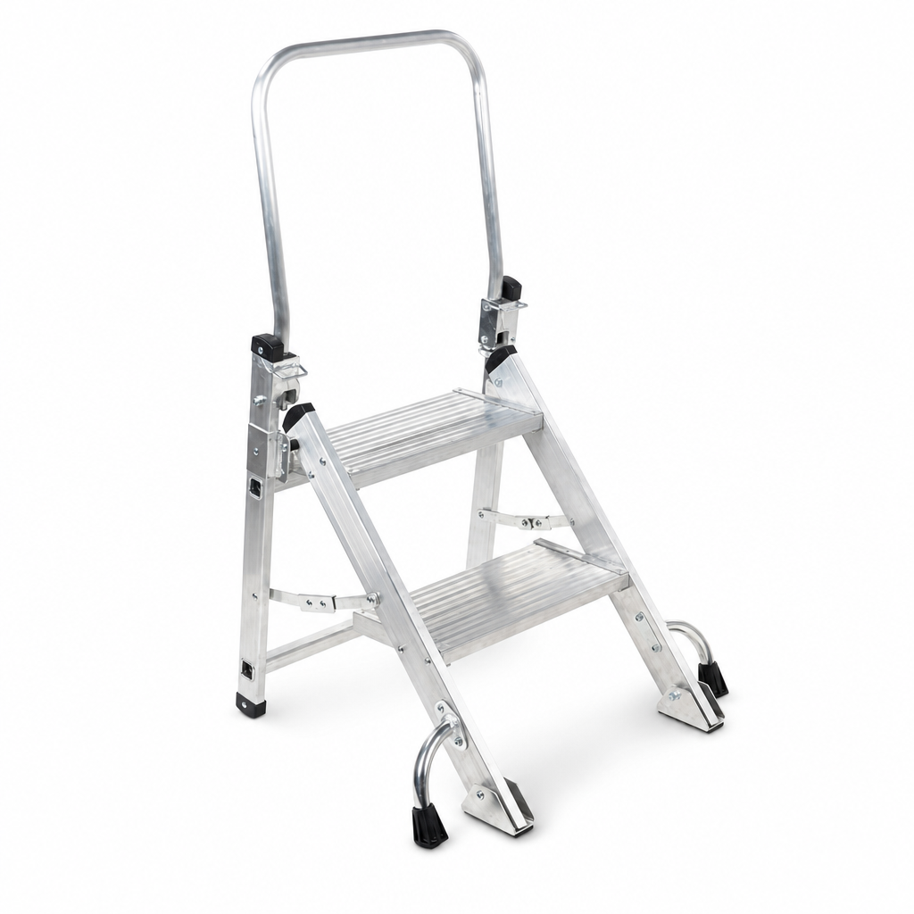 Professional Aluminium Stepladder with Wide Steps