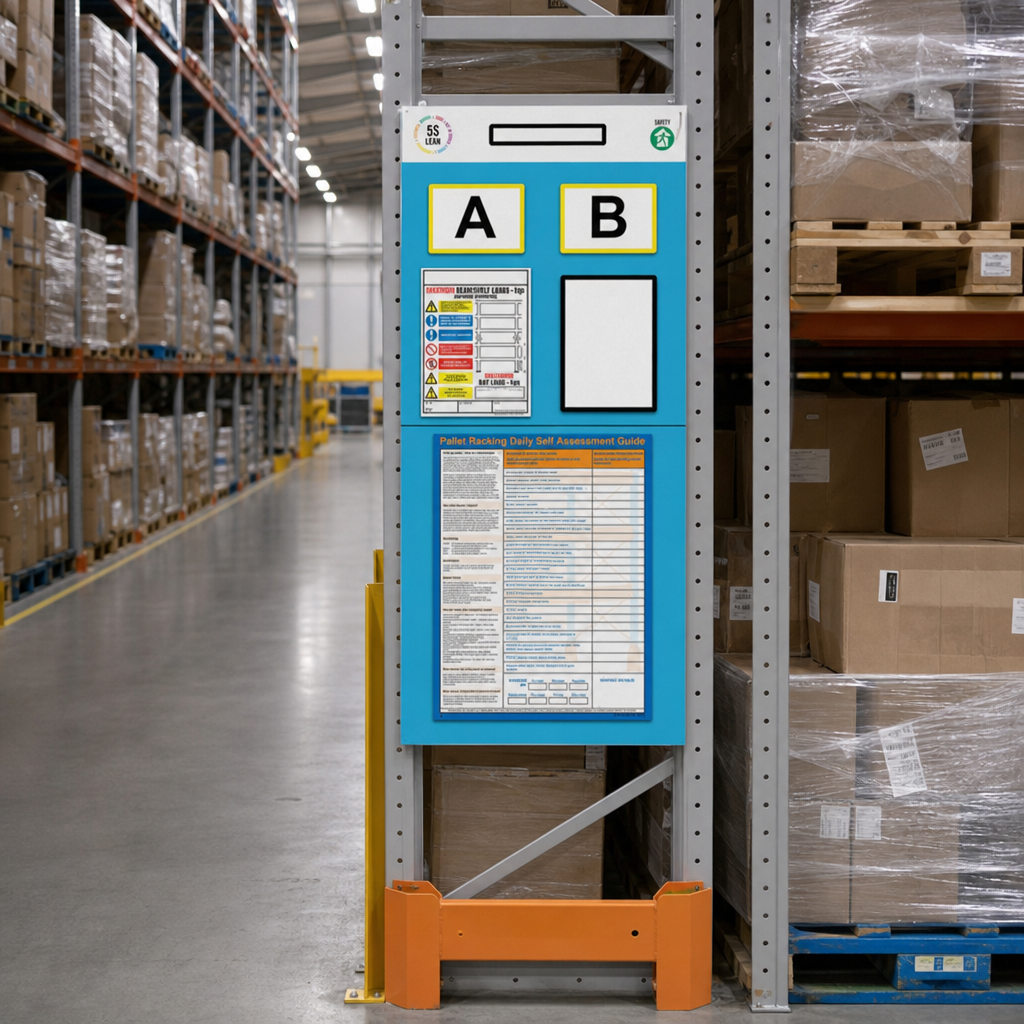 Rack Assessment Shadow Boards for Double Aisle Rack Ends
