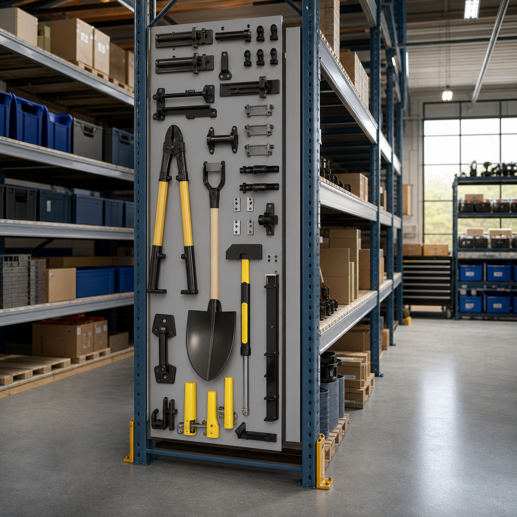 Rack Assessment Shadow Boards for Double Aisle Rack Ends