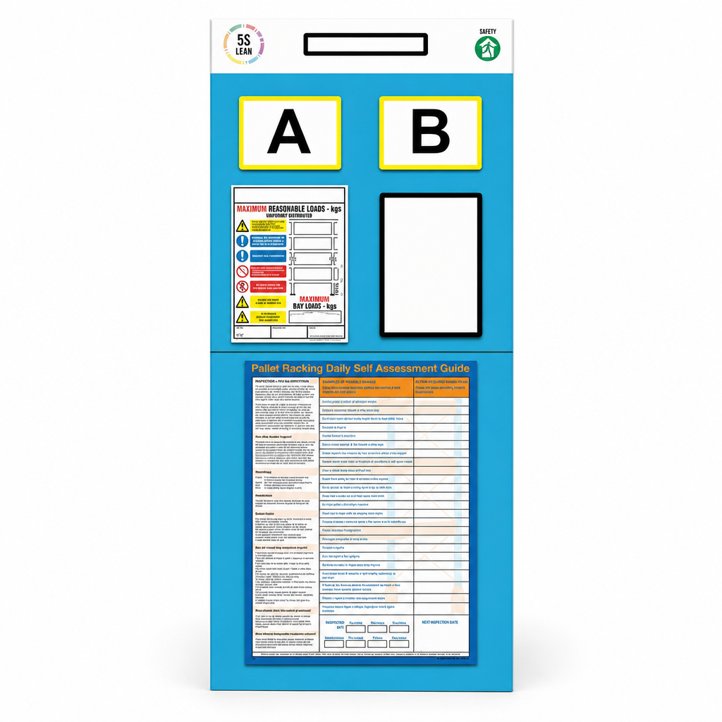 Rack Assessment Shadow Boards for Double Aisle Rack Ends
