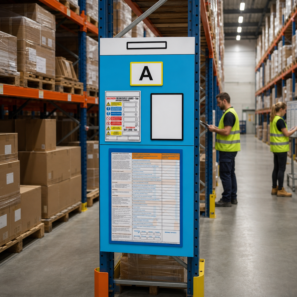 Rack Assessment Shadow Boards for Rack Ends – Single Aisle