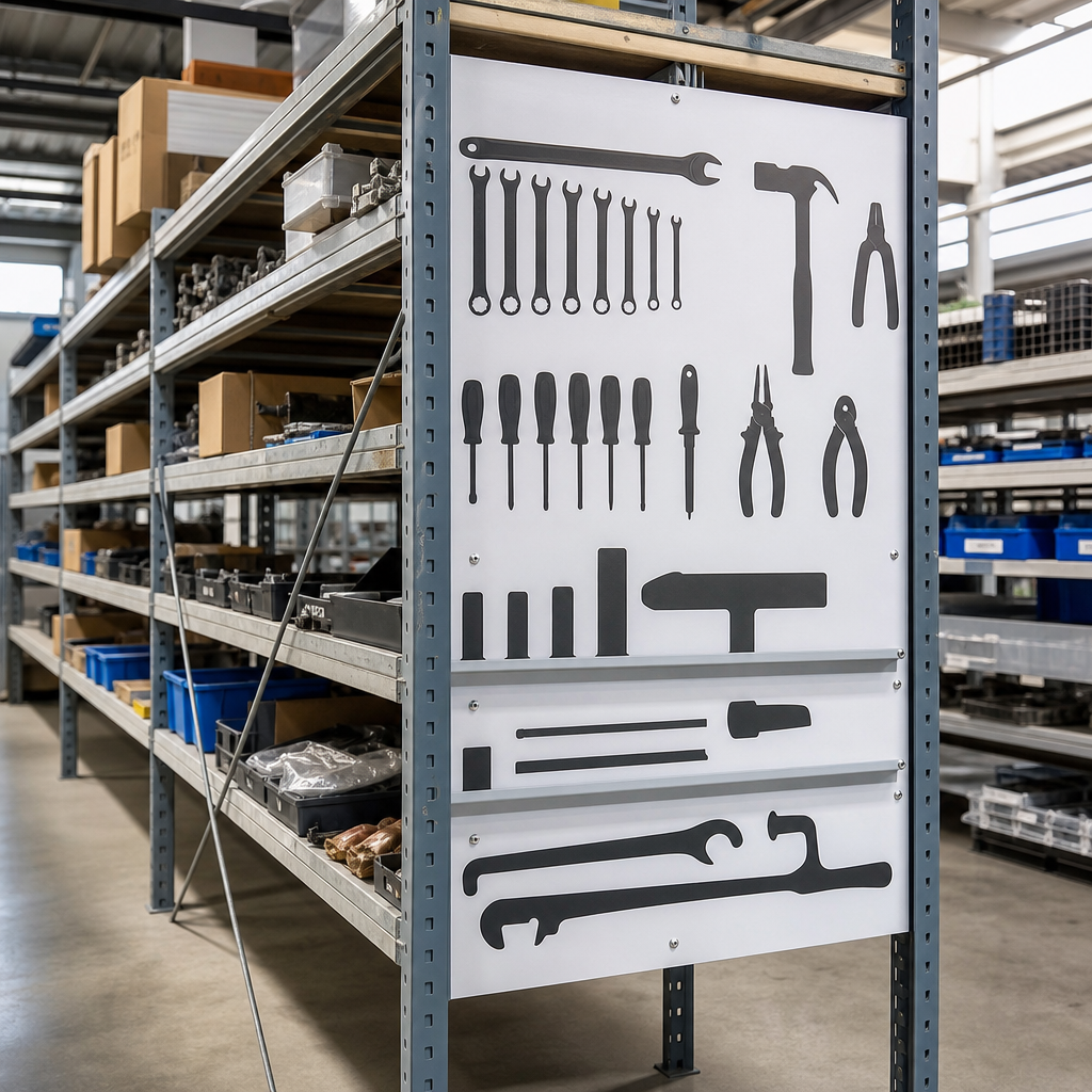 Rack Assessment Shadow Boards for Rack Ends – Single Aisle