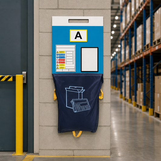 Rack End Fire Safety Shadow Board Station – Single Aisle