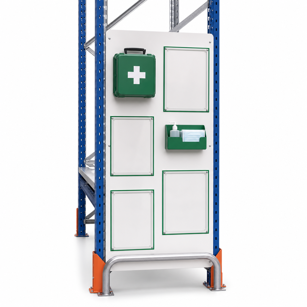 Rack End First Aid and Notice Shadow Board