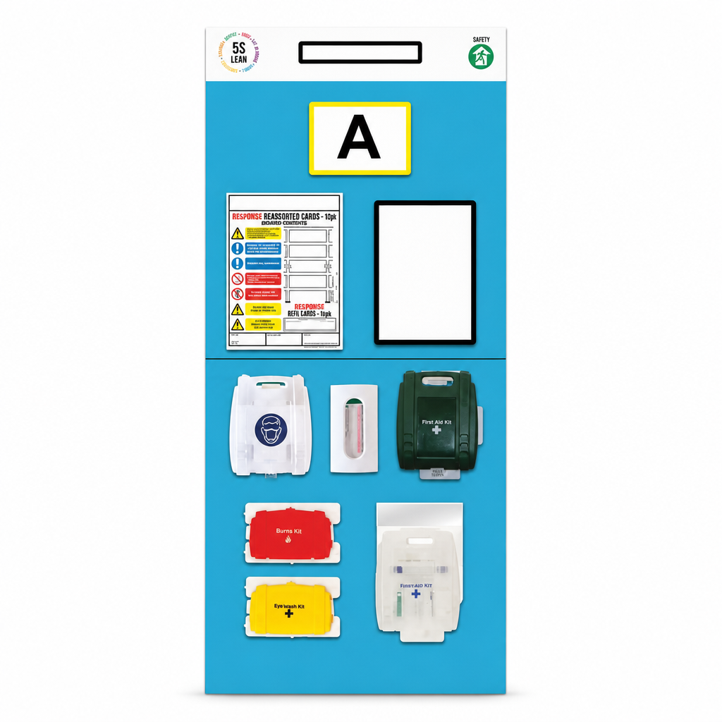 Rack End First Aid and Notice Shadow Board