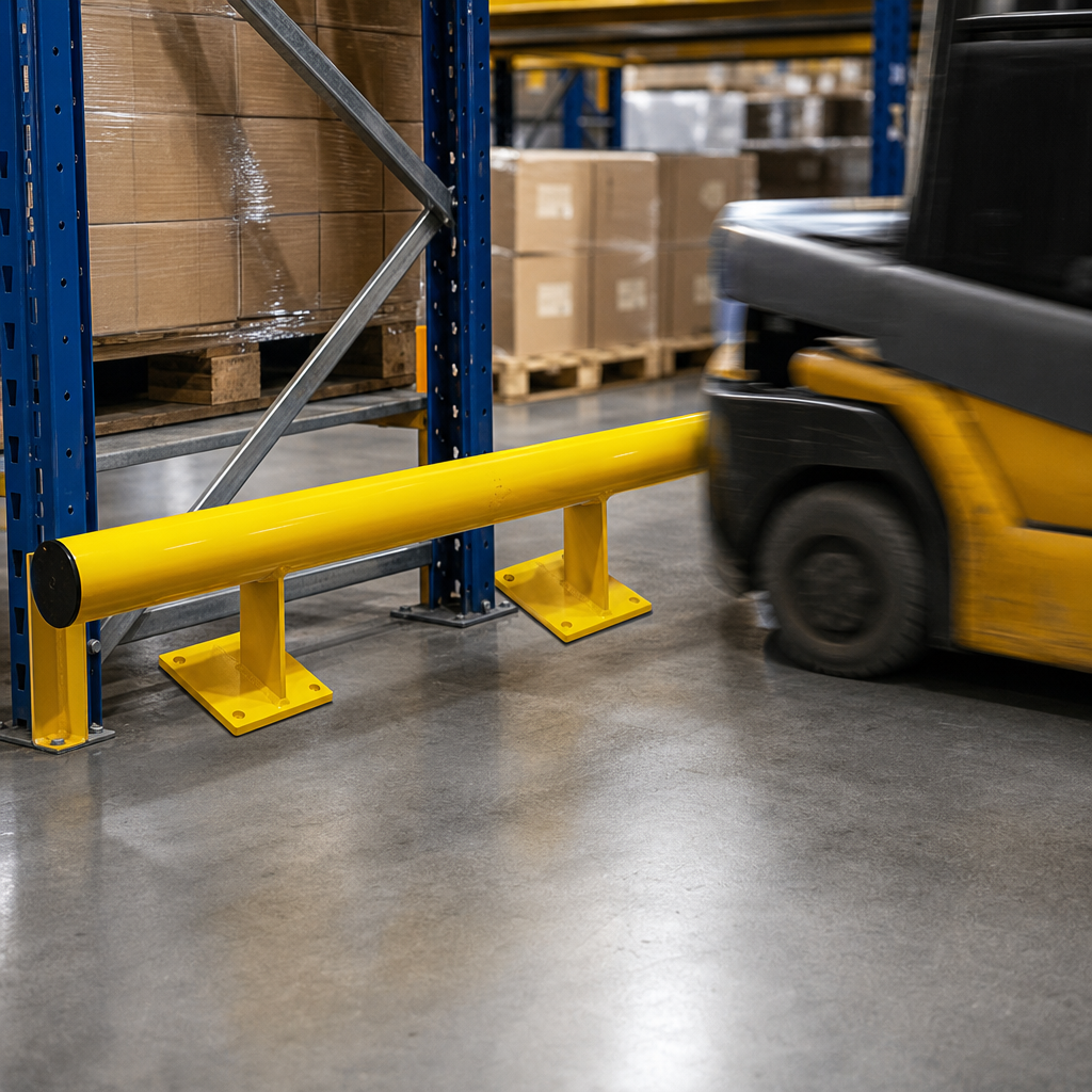 Raised Floor Collision Barriers