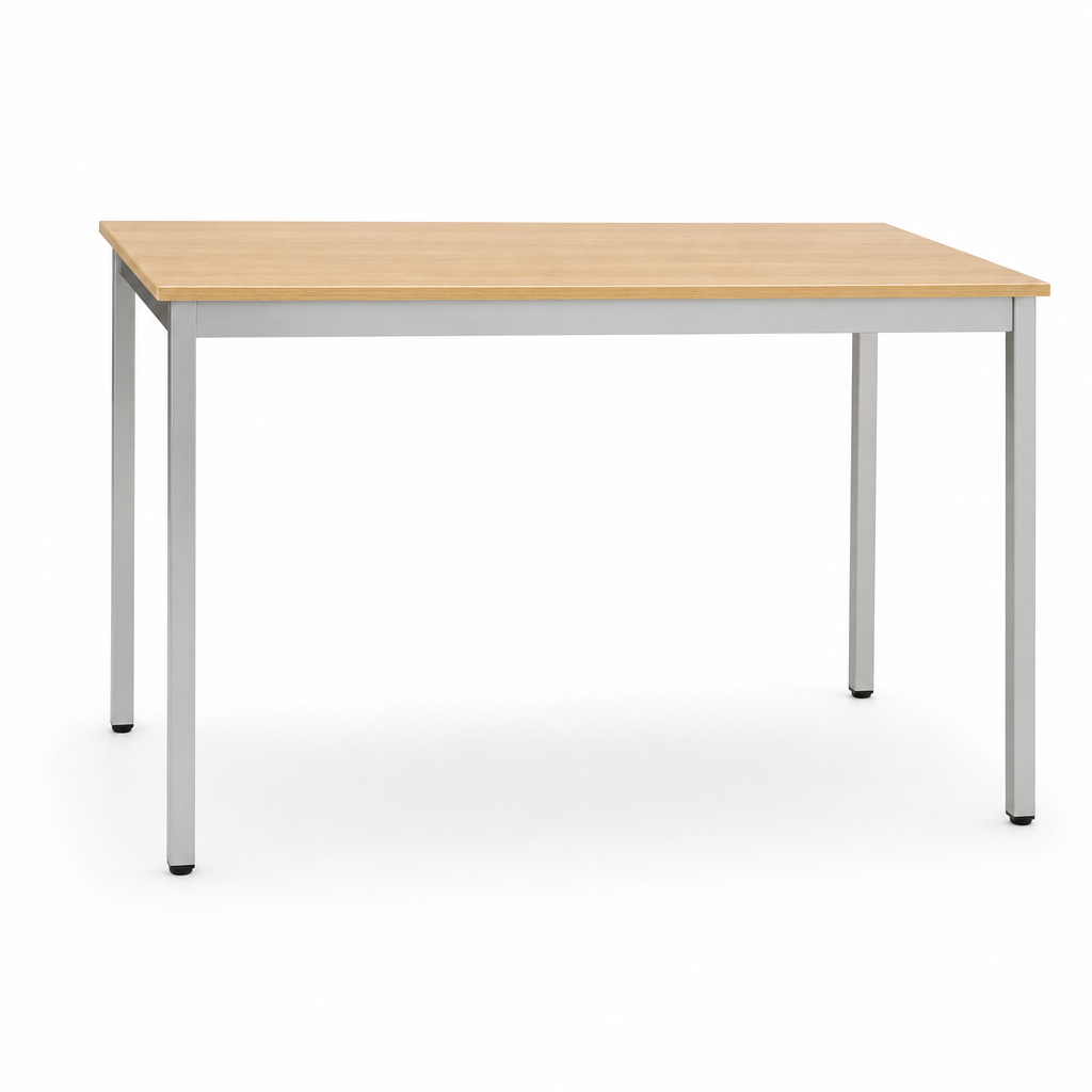 Rectangular Conference Table with 4-Leg Base