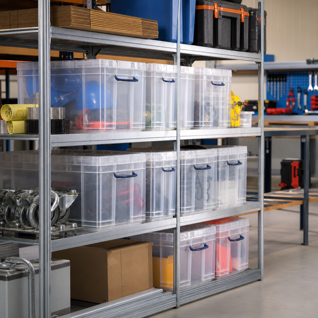 Recycled 42 Litre Plastic Storage Boxes