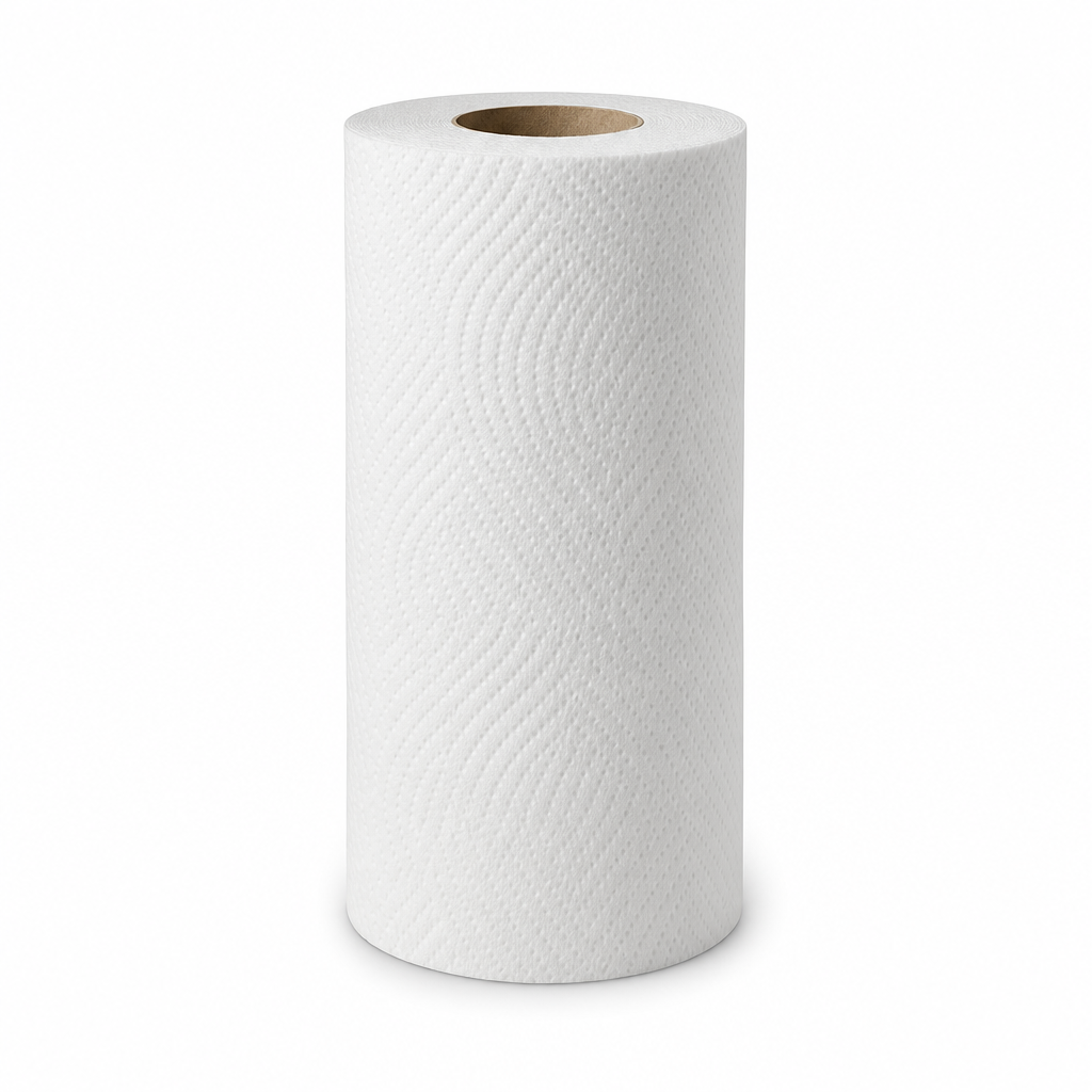 Recycled White Kitchen Paper Roll, Food Grade