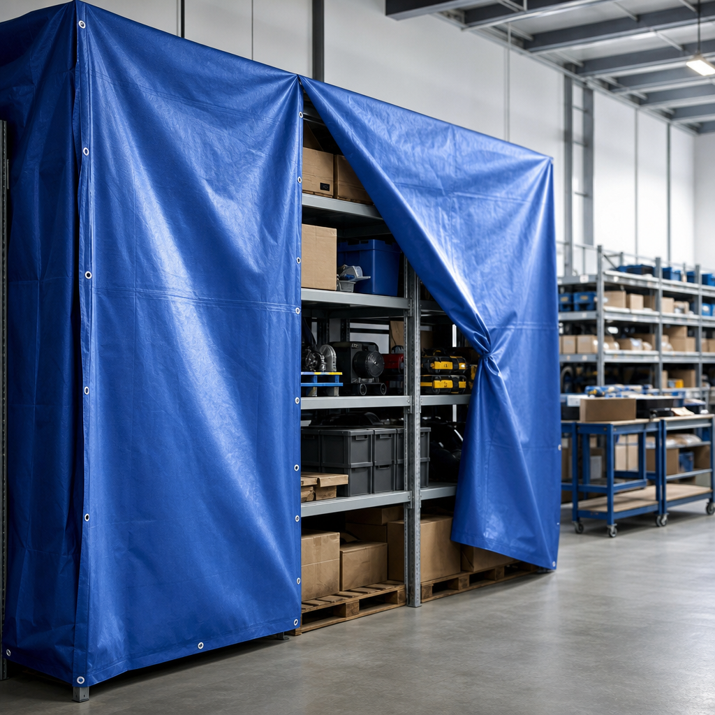 Reinforced Waterproof Tarpaulin Sheet with Eyelets