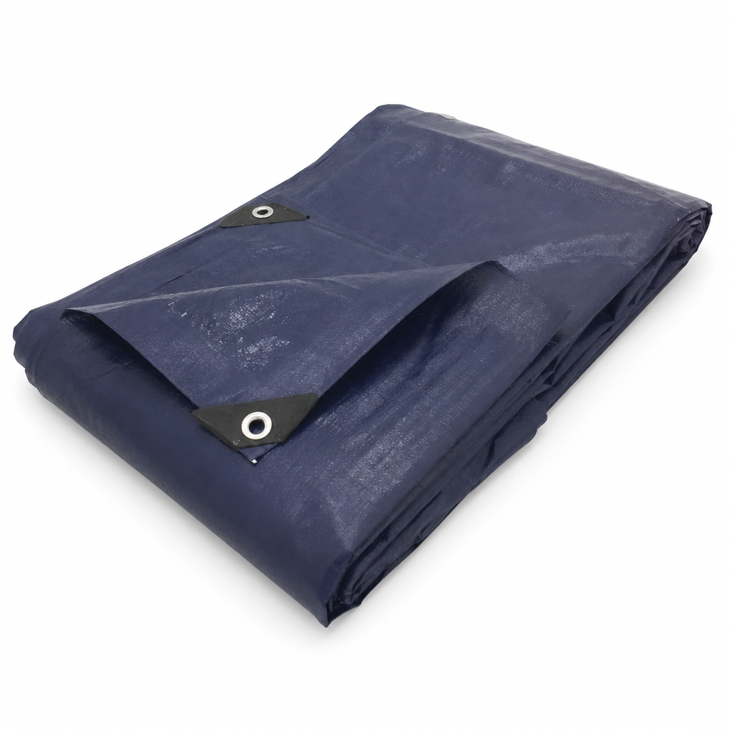 Reinforced Waterproof Tarpaulin Sheet with Eyelets