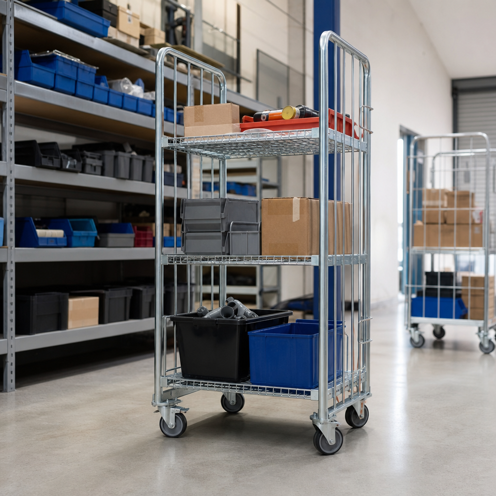 Removable Wire Shelf for Jumbo Roll Containers