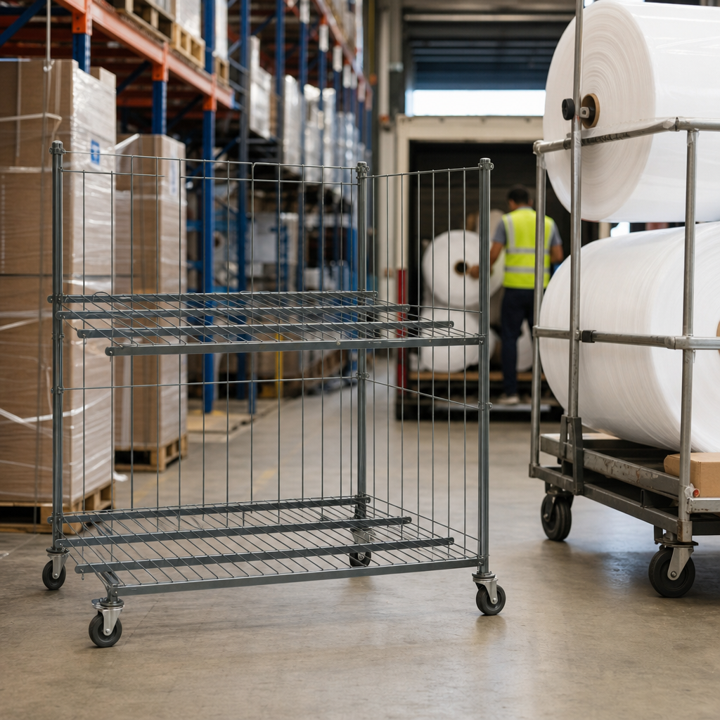 Removable Wire Shelf for Jumbo Roll Containers