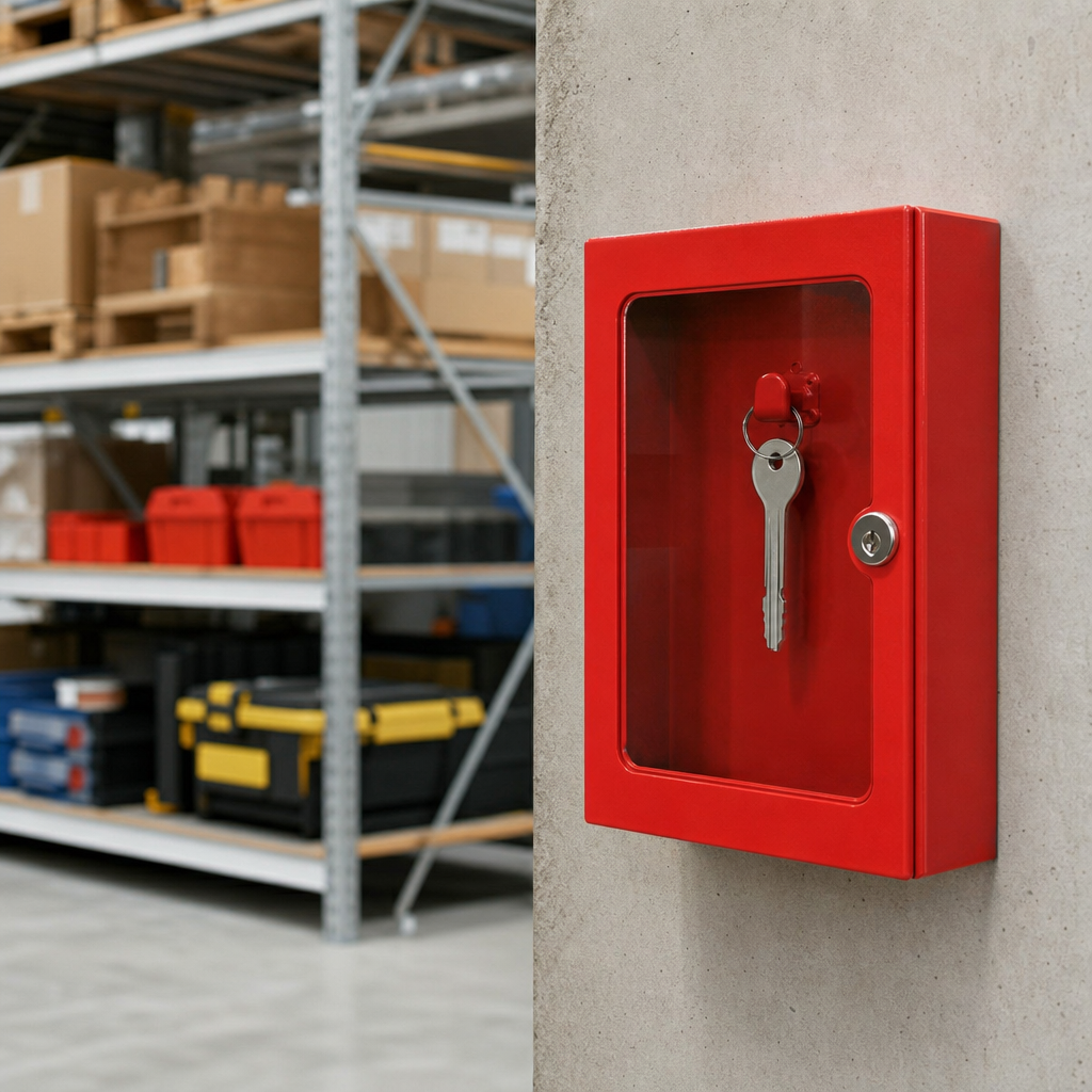 Replacement Glass for Red Emergency Key Box