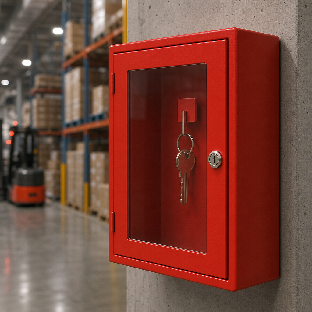Replacement Glass for Red Emergency Key Box