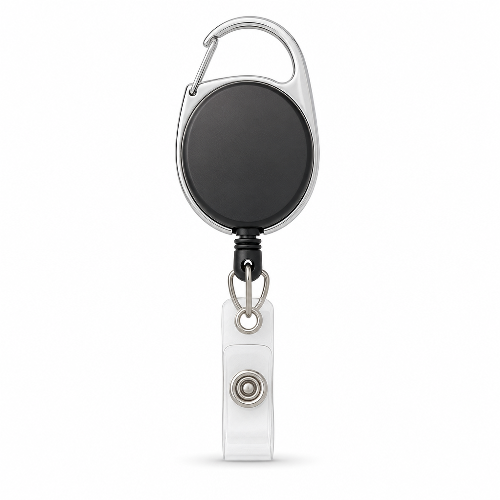 Retractable Badge Reels with Metal Clip
