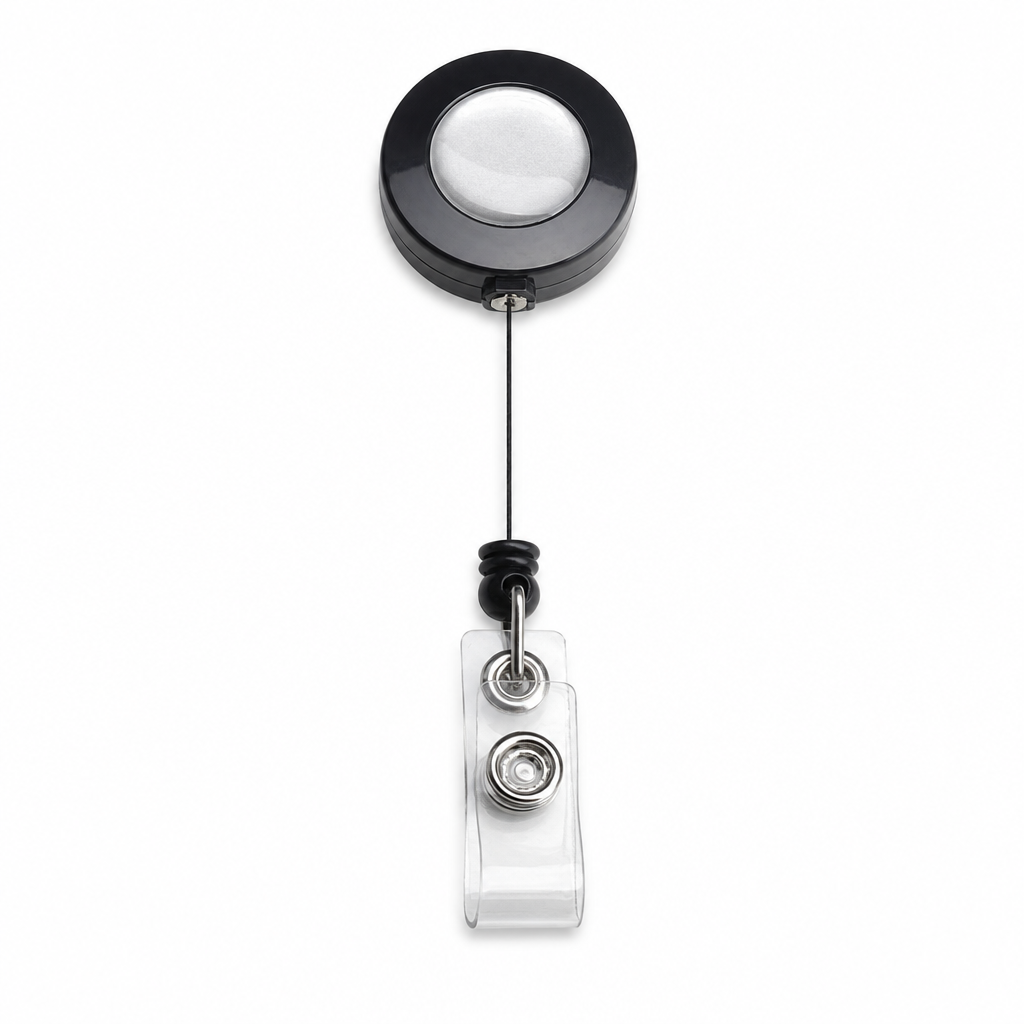 Retractable Badge Reels with Metal Clip