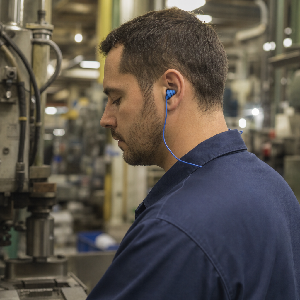 Reusable Silicone Earplugs with Cord