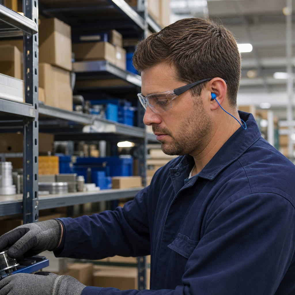Reusable Silicone Earplugs with Cord