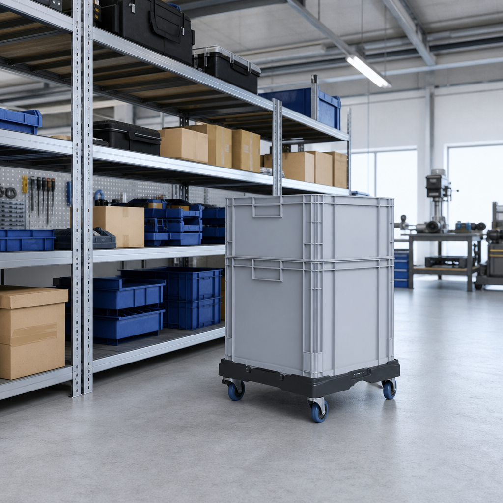 Rolling Base for European Stacking Containers