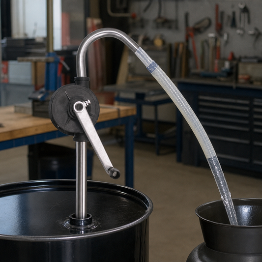 Rotary Hand Pump for Corrosive Liquids