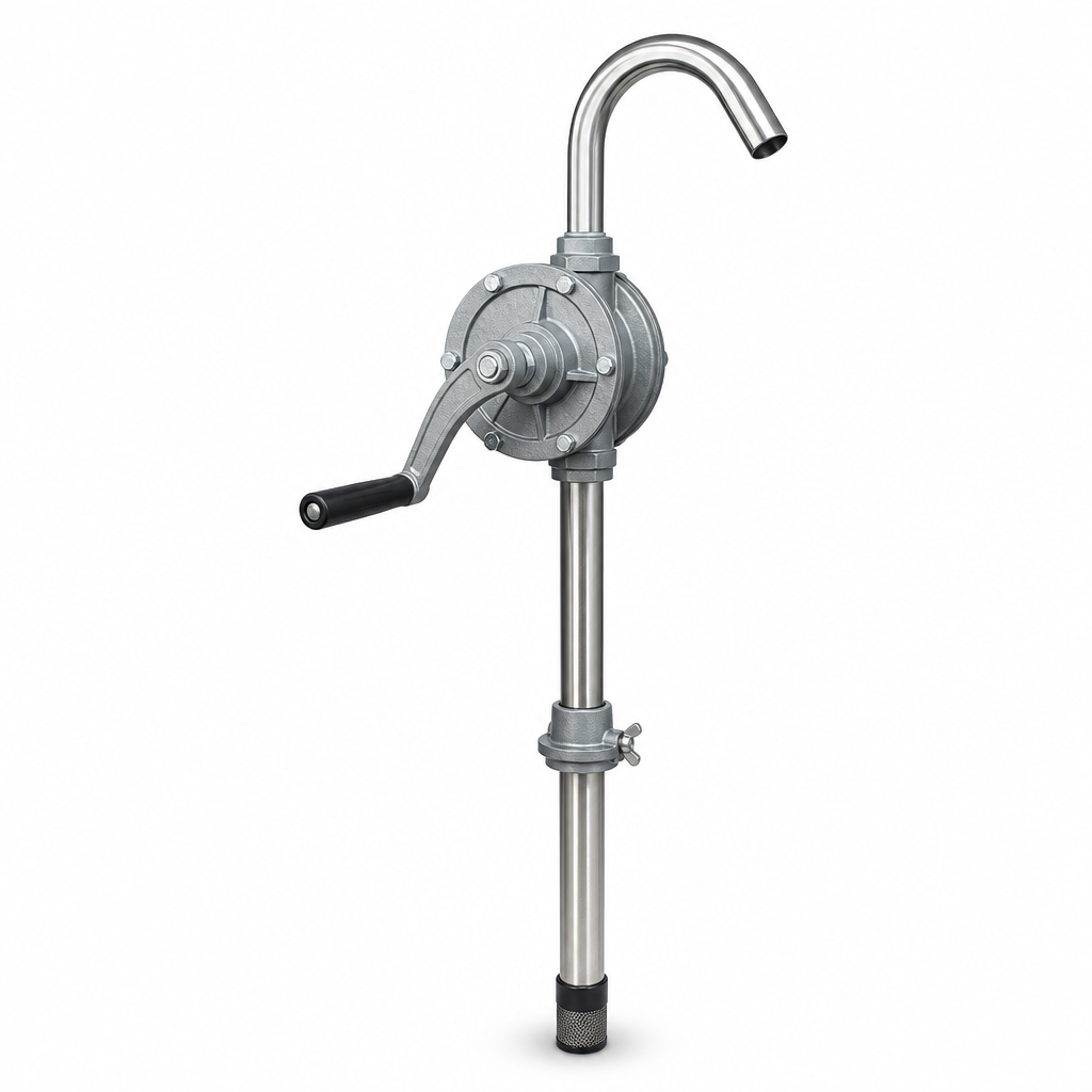 Rotary Hand Pump for Corrosive Liquids